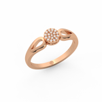 Load image into Gallery viewer, The Halo-Twisted Lab Grown Diamond Ring by Stefee Jewels