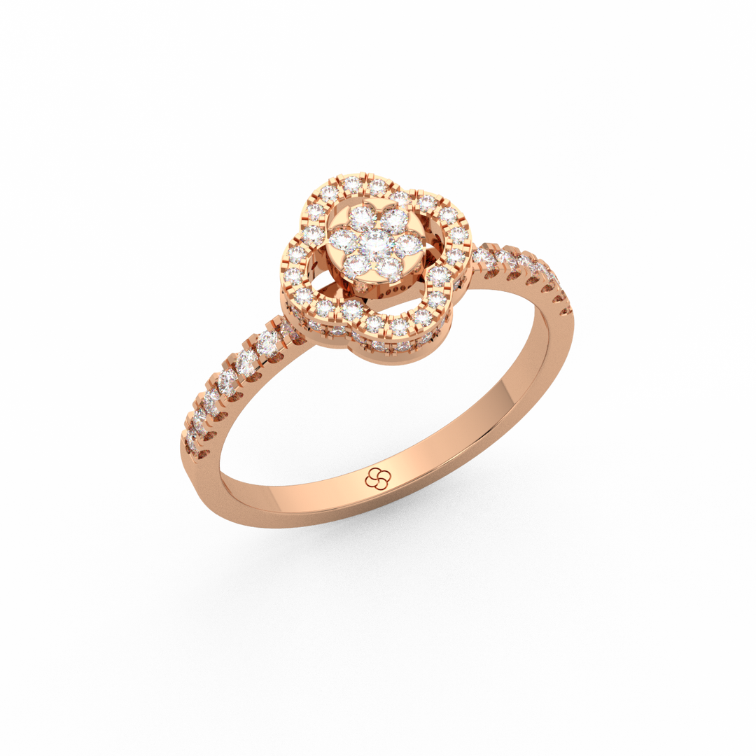 The Pear Drop  Lab Grown Diamond Ring by Stefee Jewels