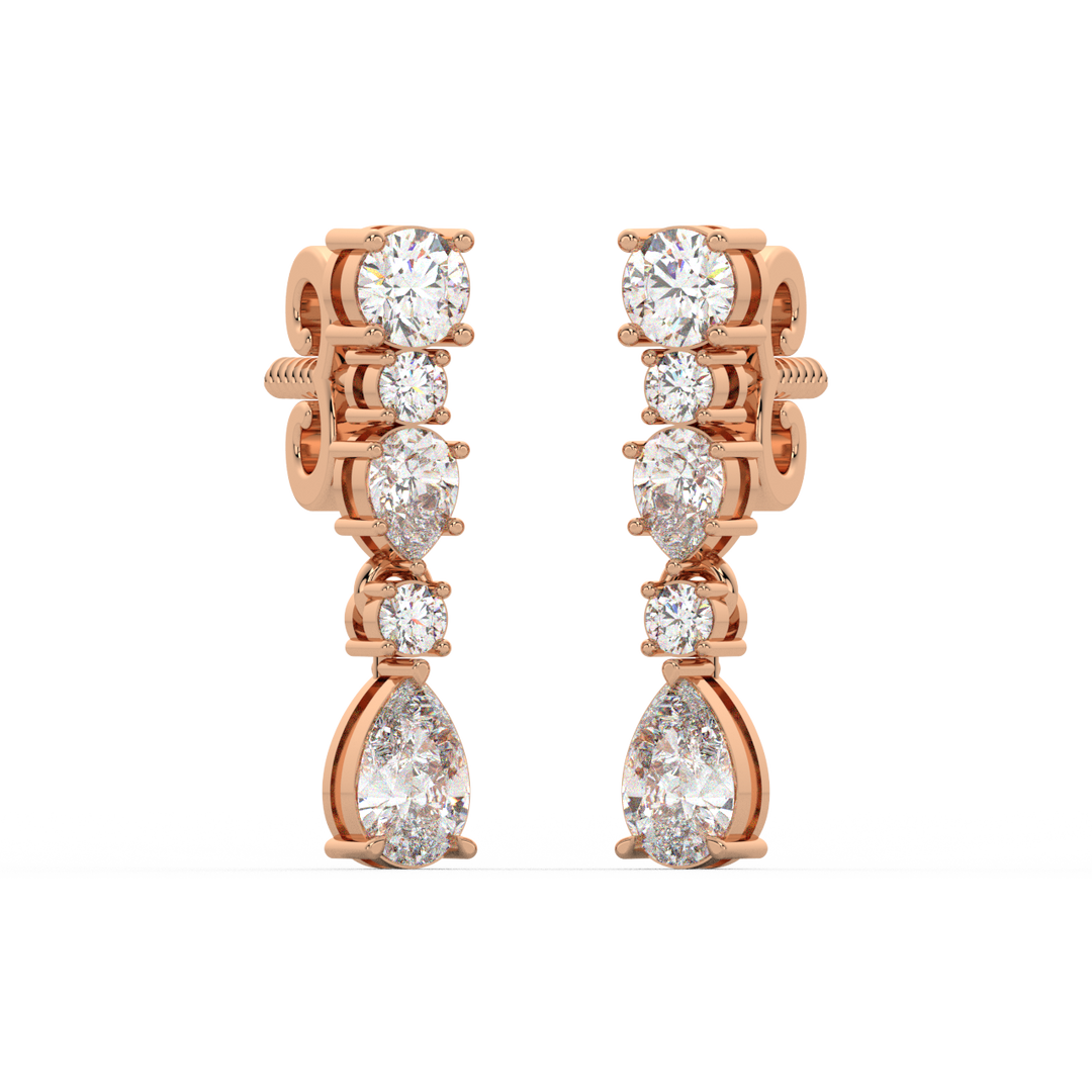 Classic Sparkling Lab Grown Diamond StudsBy Stefee Jewels