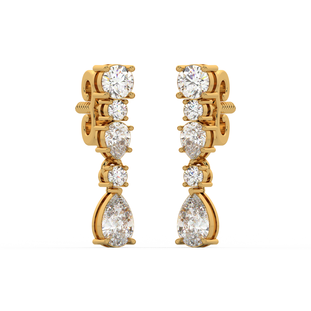 Classic Sparkling Lab Grown Diamond StudsBy Stefee Jewels