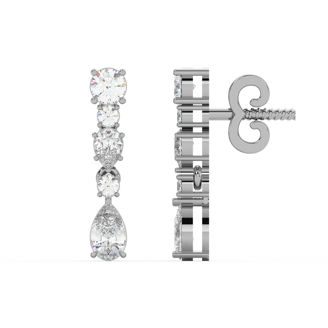 Classic Sparkling Lab Grown Diamond StudsBy Stefee Jewels