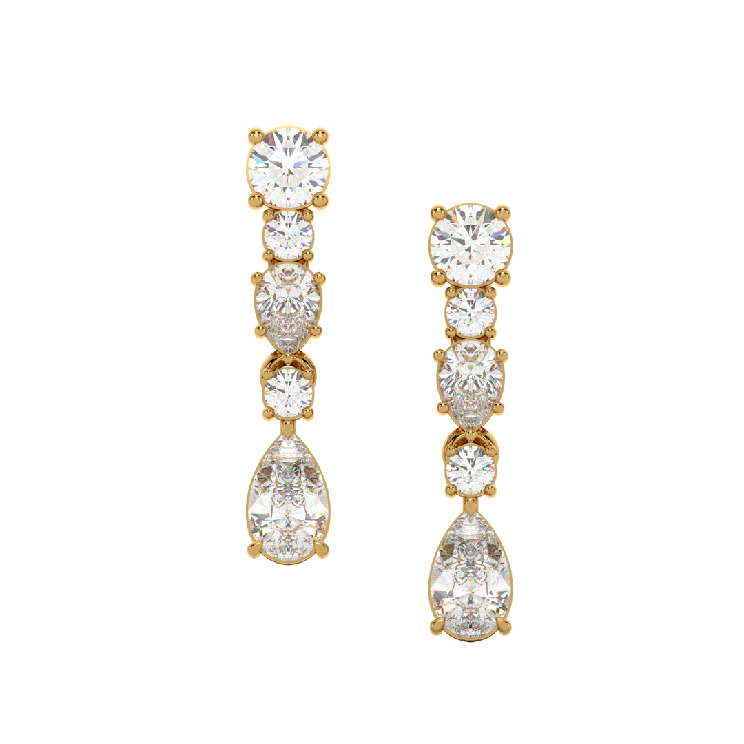 Classic Sparkling Lab Grown Diamond StudsBy Stefee Jewels