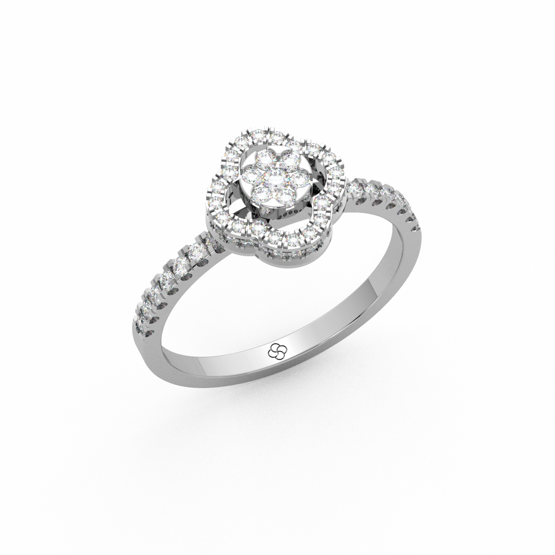 The Pear Drop  Lab Grown Diamond Ring by Stefee Jewels