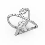 Load image into Gallery viewer, Brilliant Petals Lab Grown Diamond Ring by Stefee Jewels