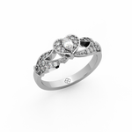 Load image into Gallery viewer, The Crown Lab Grown Diamond Wedding Ring by Stefee Jewels