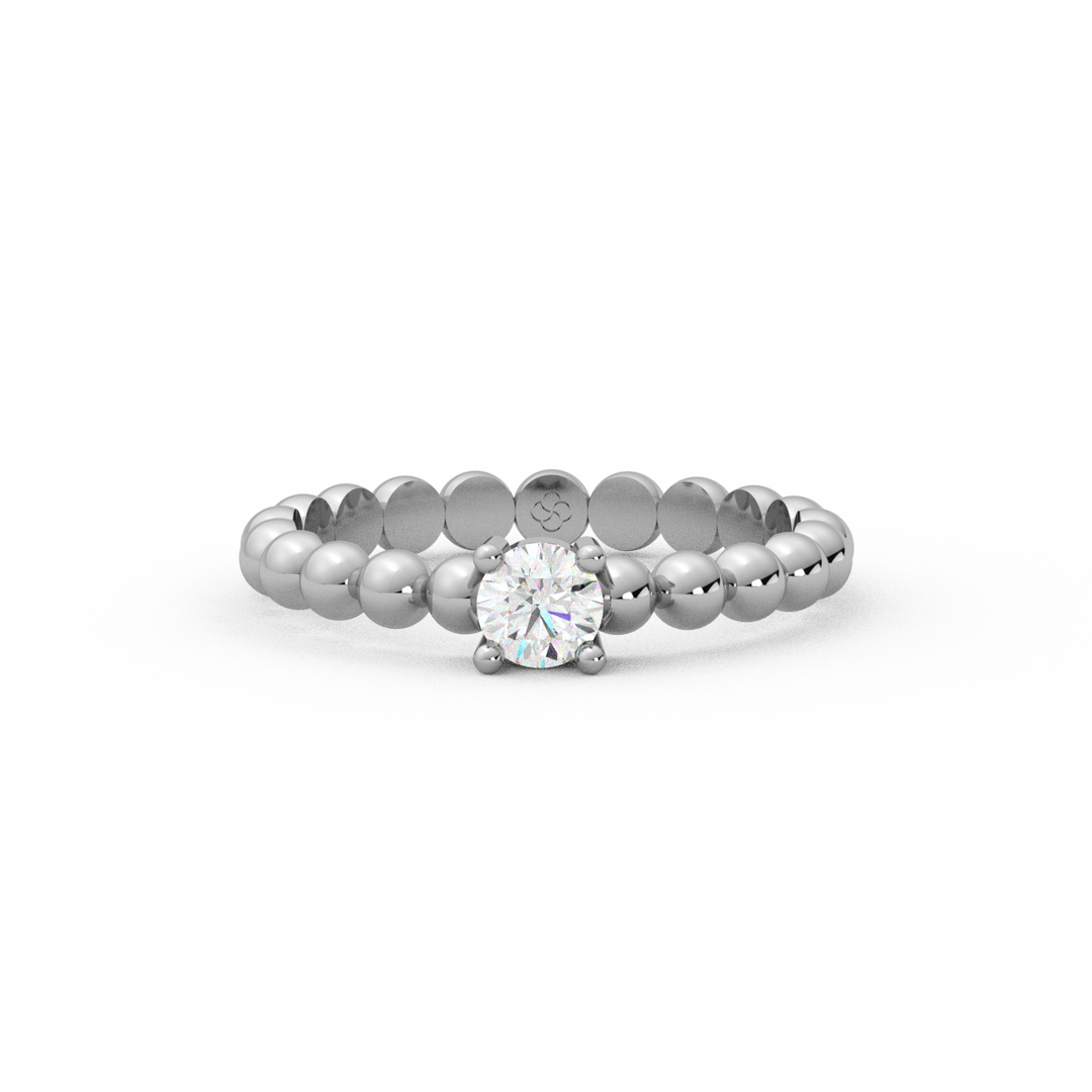 Radiant Single Stone Lab Grown Diamond Ring by Stefee Jewels