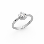 Load image into Gallery viewer, Empress Halo Lab Grown Diamond Engagement Ring by Stefee Jewels
