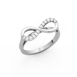 Load image into Gallery viewer, Infinity Lab Grown Diamond Ring by Stefee Jewels
