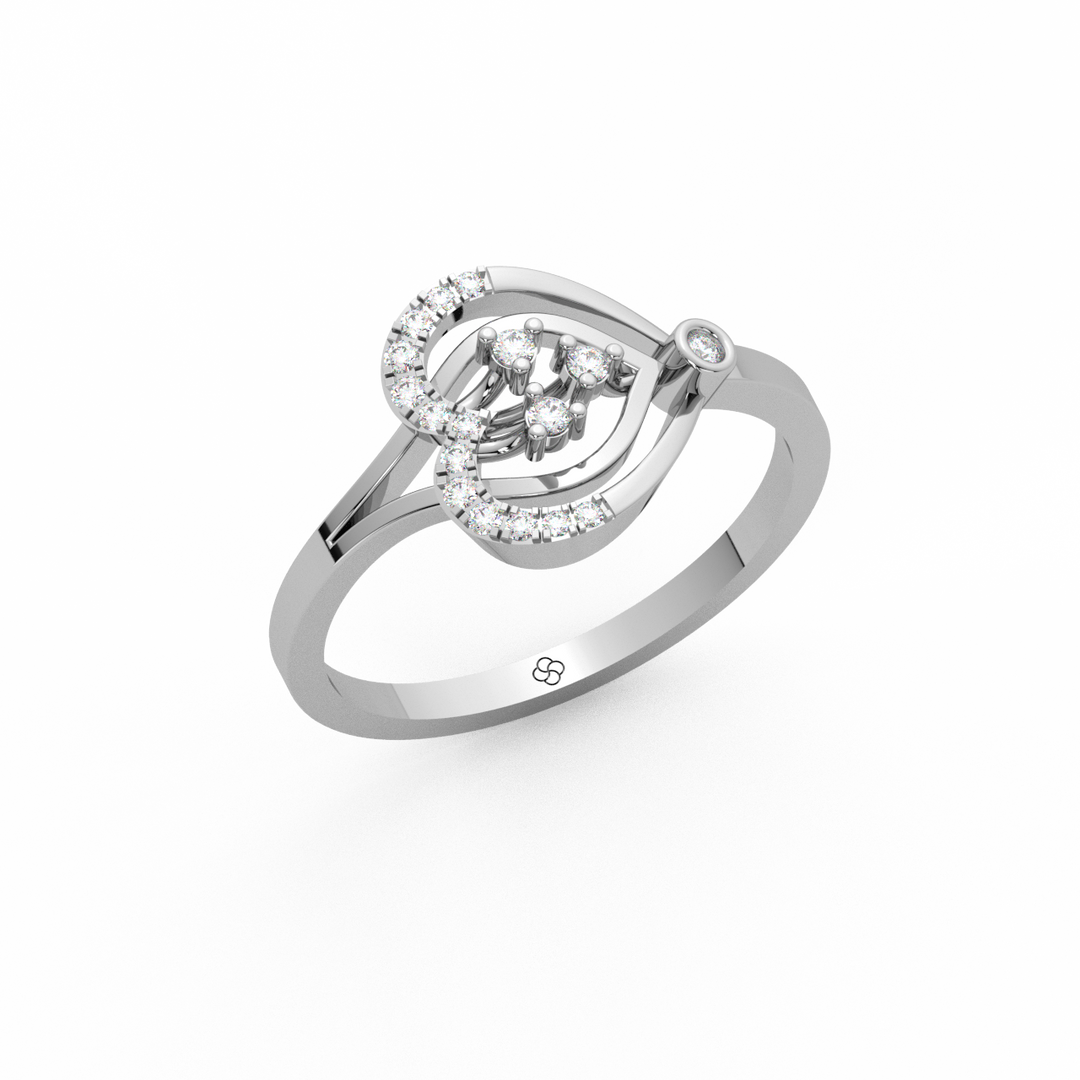 Cocktail  Lab Grown Diamond Ring by Stefee Jewels