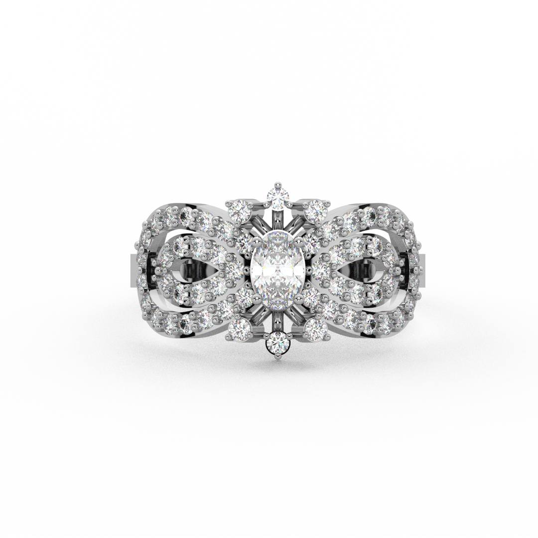 Modern Everyday Carry Lab Grown Diamond Ring by Stefee Jewels