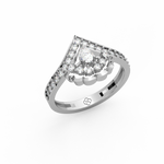 Load image into Gallery viewer, Radiant &amp; Elegant Lab Grown Diamond Ring for Anniversary  by Stefee Jewels