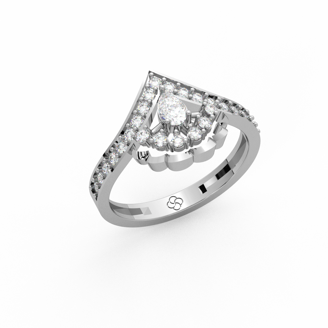 Radiant & Elegant Lab Grown Diamond Ring for Anniversary  by Stefee Jewels