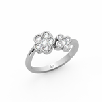 Load image into Gallery viewer, Clustered Gems Lab Grown Diamond  Ring by Stefee Jewels (Copy)