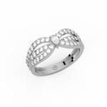 Load image into Gallery viewer, Sterling Everyday Lab Grown Diamond Ring by Stefee Jewels