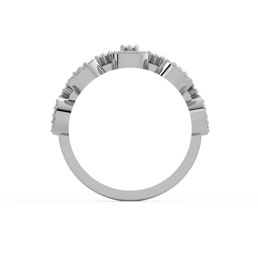 The Crown  Lab Grown Diamond   Ring by Stefee Jewels