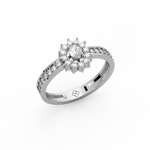 Load image into Gallery viewer, Radiant Engagement Lab Grown Diamond  Ring by Stefee Jewels