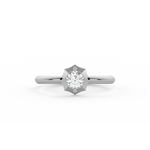 Load image into Gallery viewer, Empress Halo Lab Grown Diamond Engagement Ring by Stefee Jewels