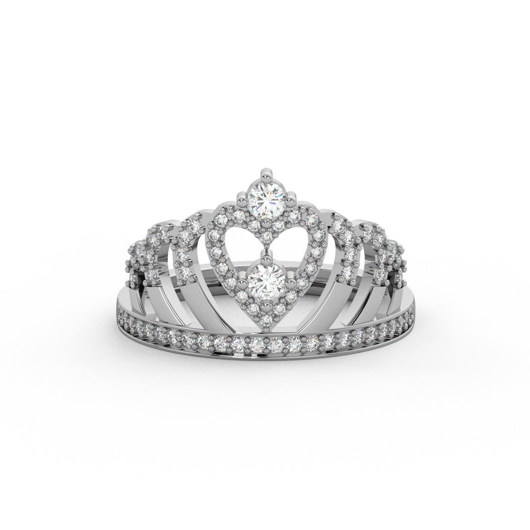 Tiara Diamond Lab Grown Diamond Ring by Stefee Jewels