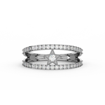 Load image into Gallery viewer, The Round Star  Lab Grown Diamond Ring by Stefee Jewels