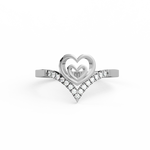 Load image into Gallery viewer, The Heart   Lab Grown Diamond Ring by Stefee Jewels
