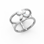 Load image into Gallery viewer, Blush Miracle Lab Grown Diamond Ring by Stefee Jewels