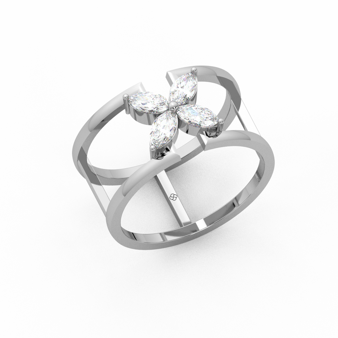 Blush Miracle Lab Grown Diamond Ring by Stefee Jewels