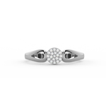 Load image into Gallery viewer, The Halo-Twisted Lab Grown Diamond Ring by Stefee Jewels