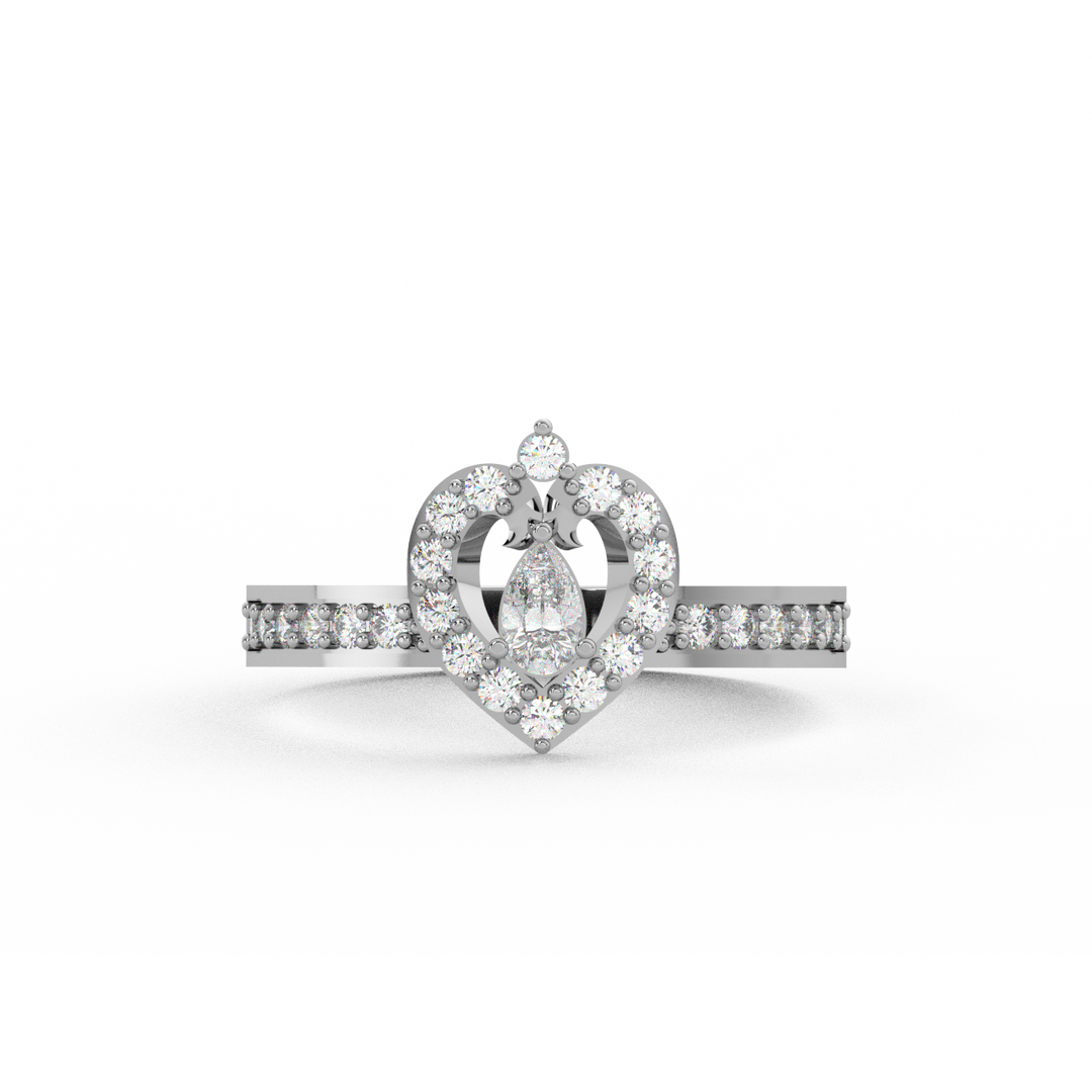 Sparkling Solitaire Lab Grown Diamond Ring for Birthdays by Stefee Jewels