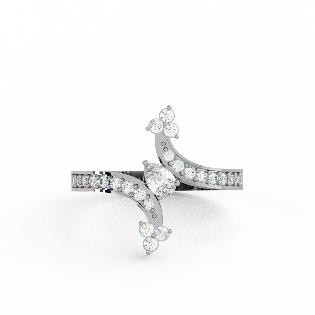 Delicate  Lab Grown Diamond Ring for her dreams by Stefee Jewels