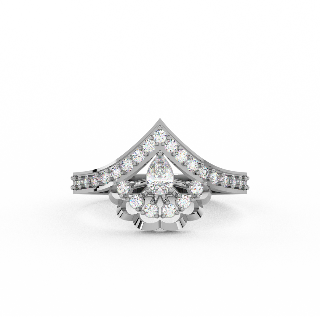 Radiant & Elegant Lab Grown Diamond Ring for Anniversary  by Stefee Jewels