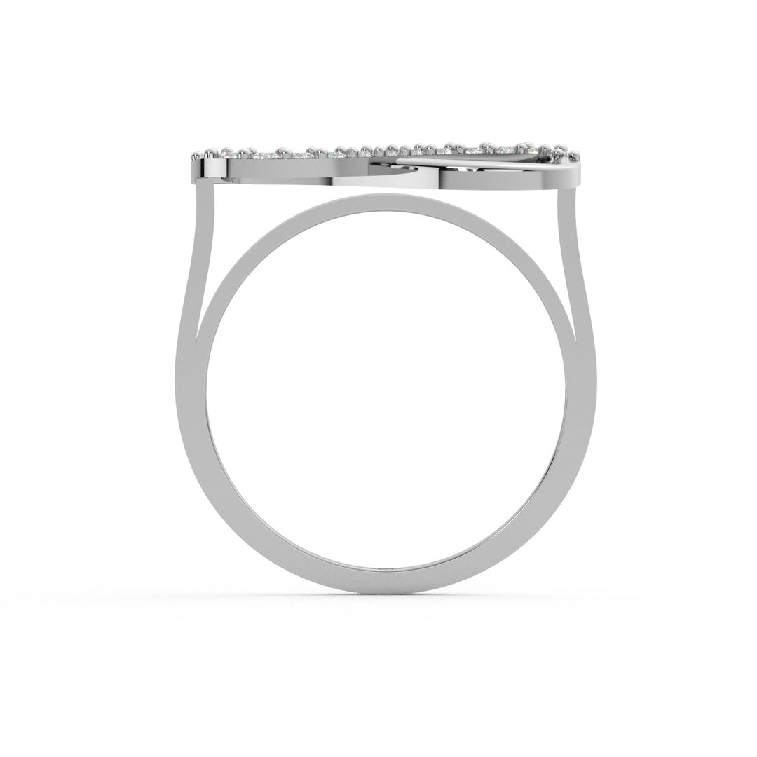 Infinity Lab Grown Diamond Ring by Stefee Jewels