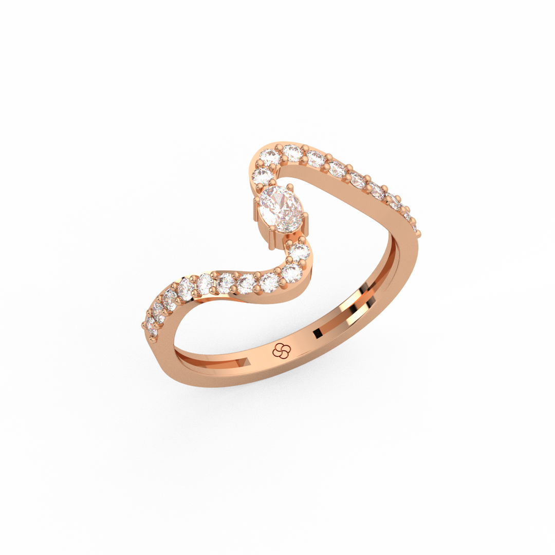 Timeless Design Lab Grown Diamond Ring for forever bond by Stefee Jewels