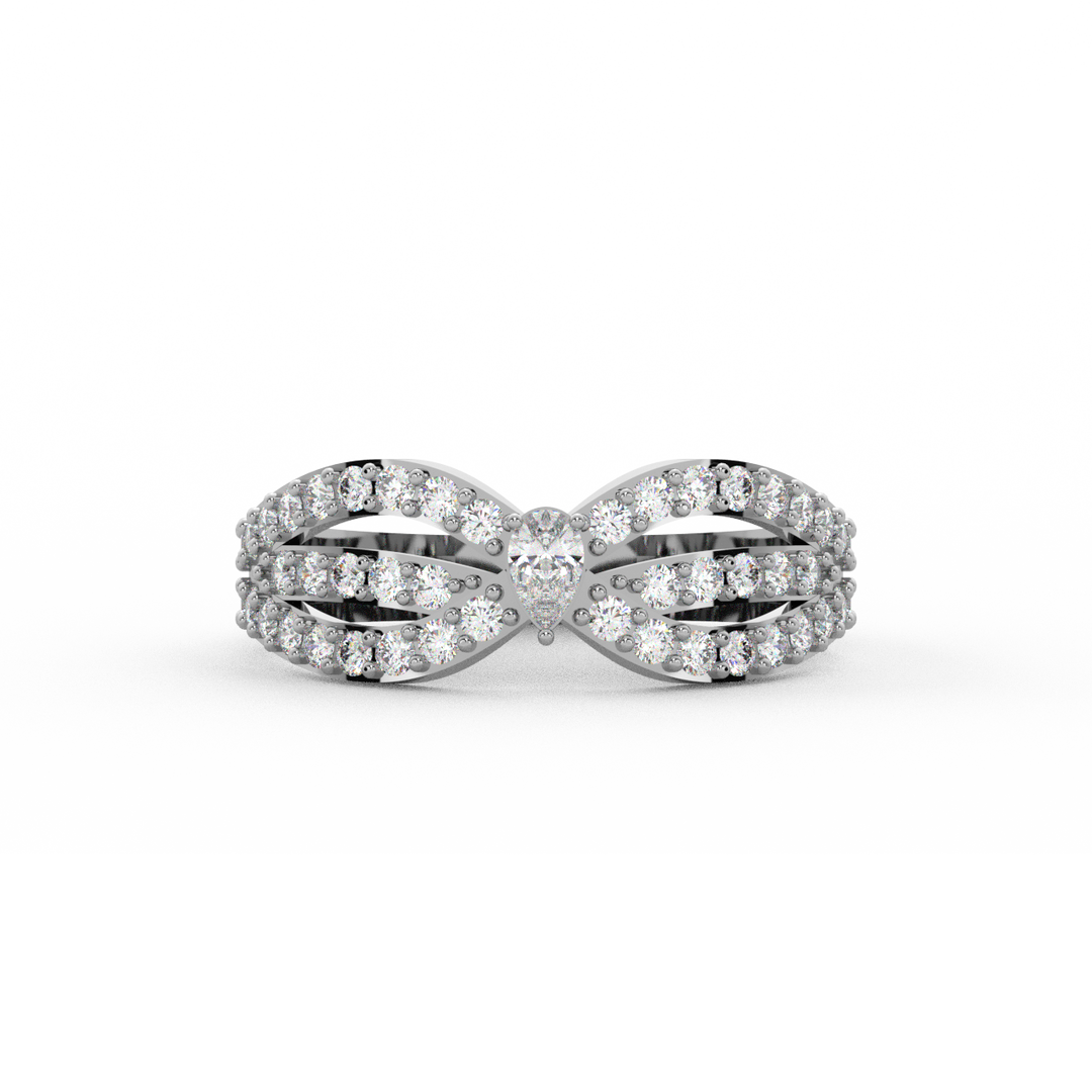 Sterling Everyday Lab Grown Diamond Ring by Stefee Jewels