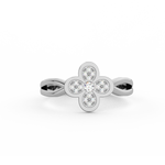 Load image into Gallery viewer, The 4-Leaf Clover Lab Grown Diamond  Ring by Stefee Jewels