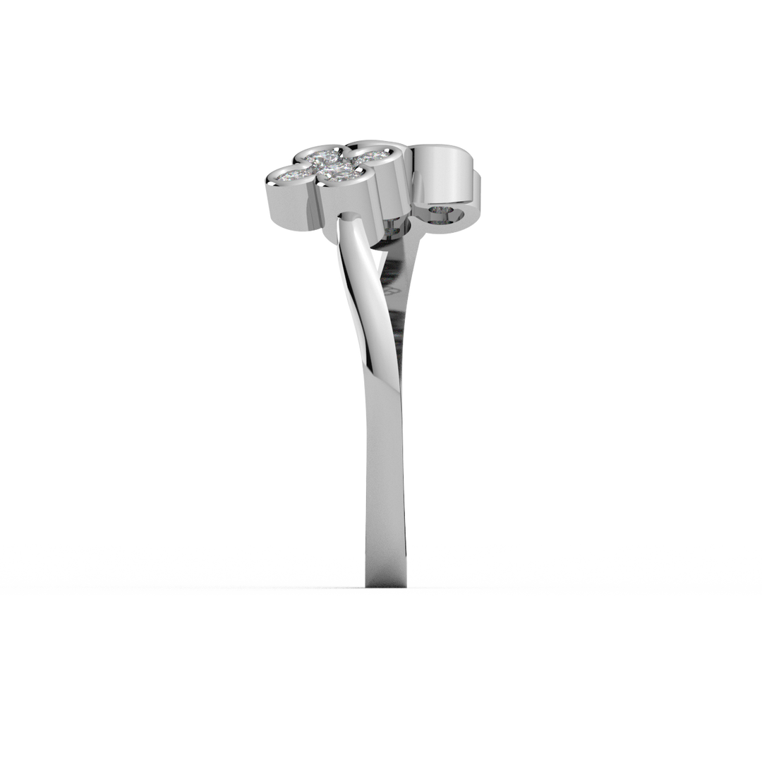 Clustered Gems Lab Grown Diamond  Ring by Stefee Jewels (Copy)