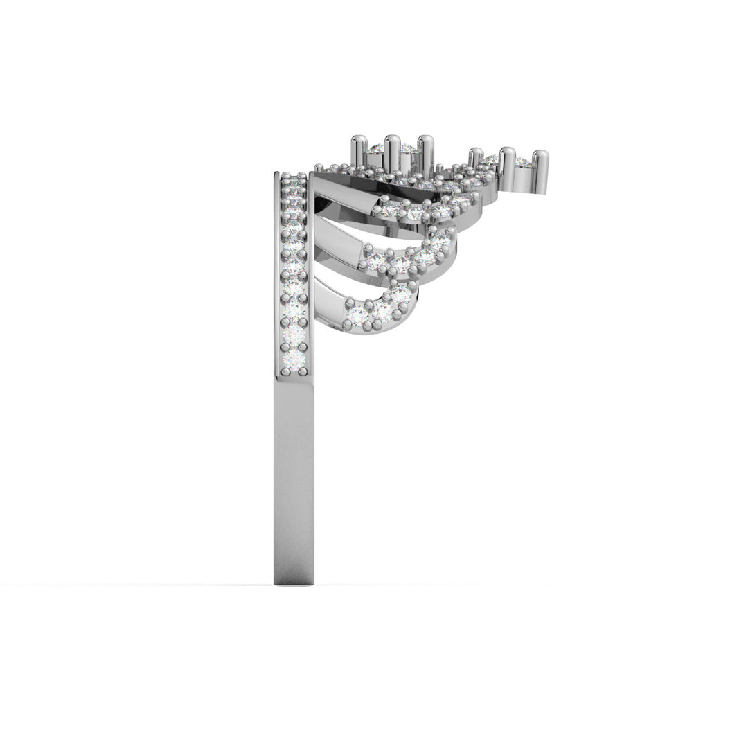 Tiara Diamond Lab Grown Diamond Ring by Stefee Jewels