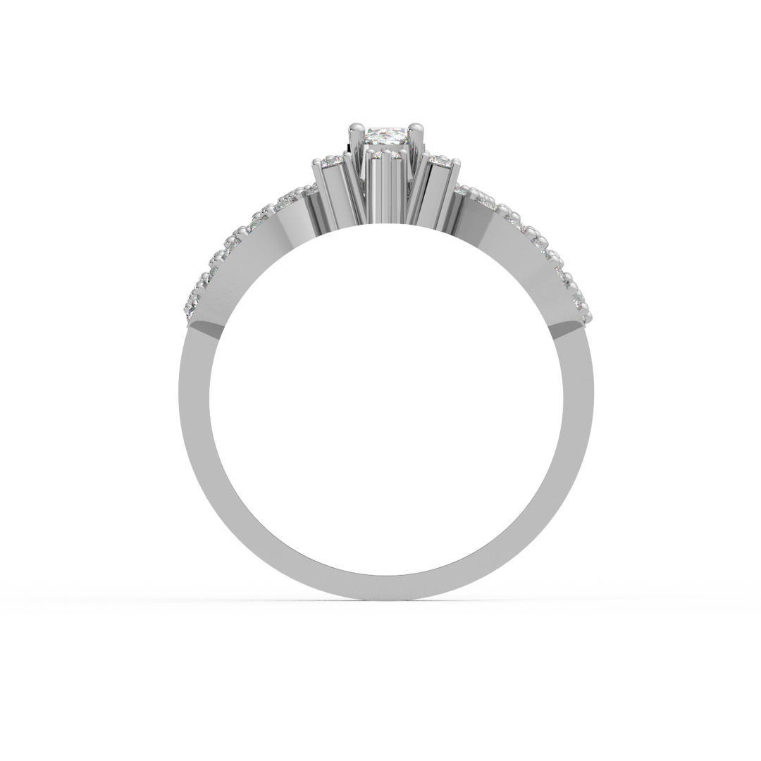 Modern Everyday Carry Lab Grown Diamond Ring by Stefee Jewels