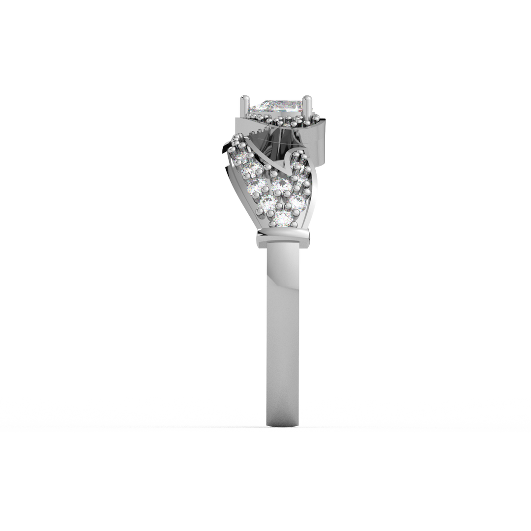 The Crown Lab Grown Diamond Wedding Ring by Stefee Jewels