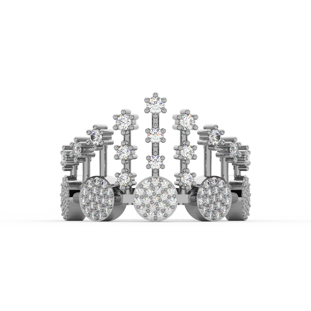 The Crown  Lab Grown Diamond   Ring by Stefee Jewels