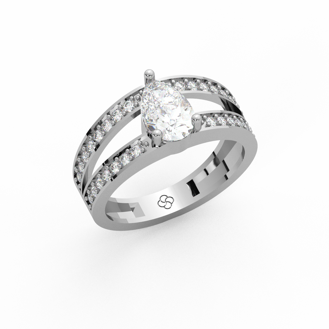 Bold & Double Radiant Ring by Stefee Jewels (Copy)