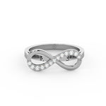 Load image into Gallery viewer, Infinity Lab Grown Diamond Ring by Stefee Jewels