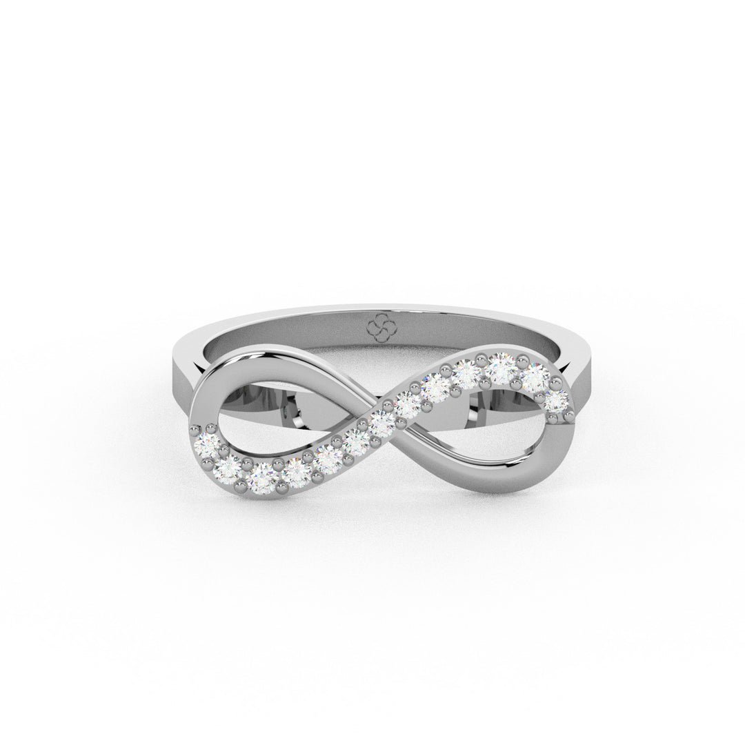 Infinity Lab Grown Diamond Ring by Stefee Jewels