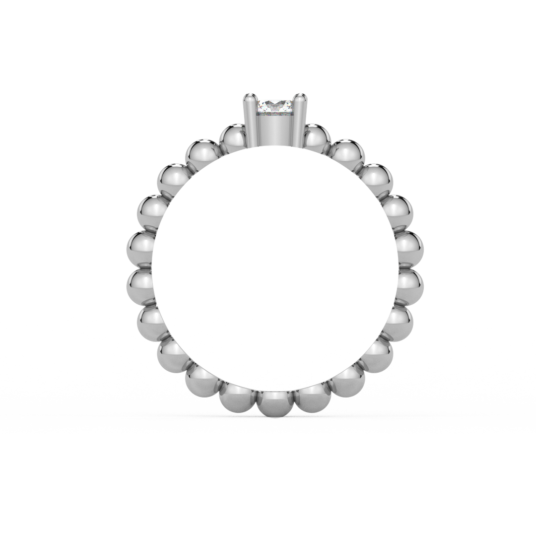 Radiant Single Stone Lab Grown Diamond Ring by Stefee Jewels