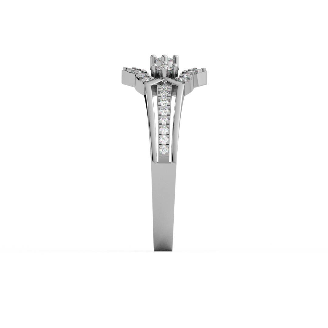 The Connected Stones Lab Grown Diamond   Ring by Stefee Jewels