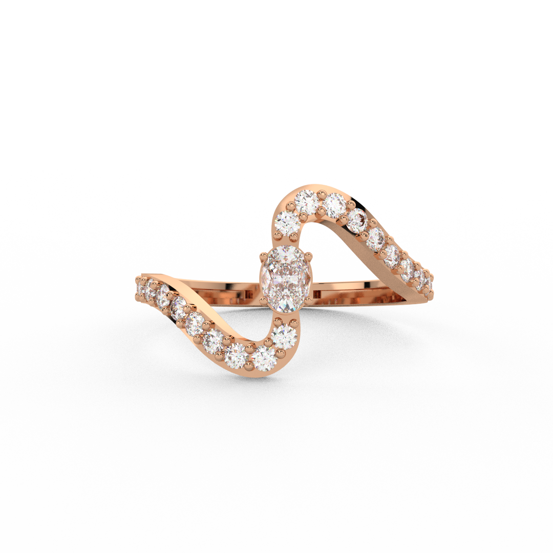Timeless Design Lab Grown Diamond Ring for forever bond by Stefee Jewels