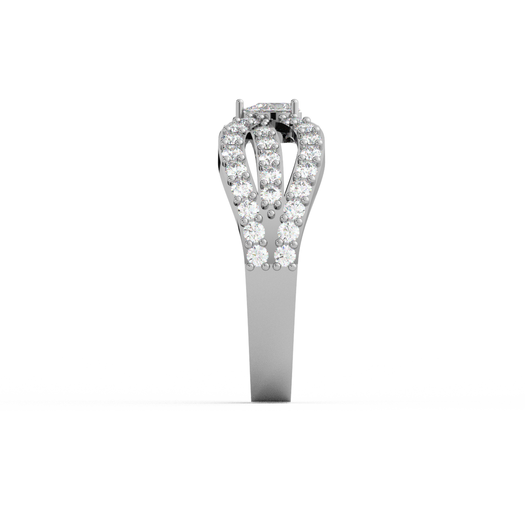 Sterling Everyday Lab Grown Diamond Ring by Stefee Jewels