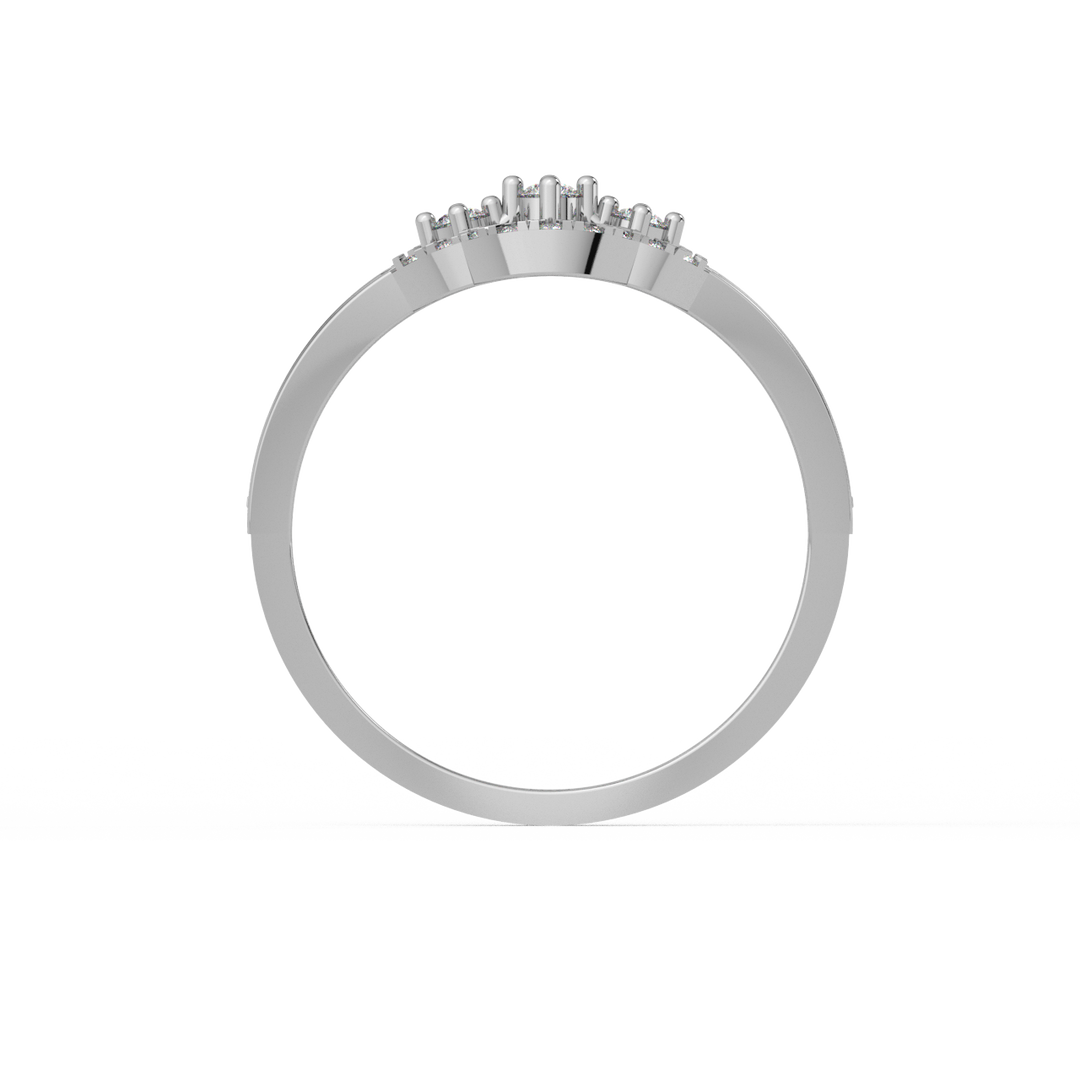 The Connected Stones Lab Grown Diamond   Ring by Stefee Jewels