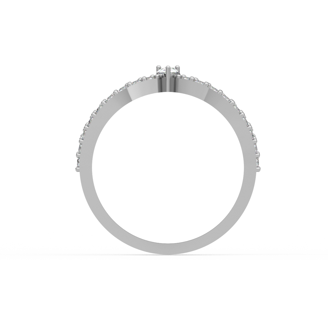 Sterling Everyday Lab Grown Diamond Ring by Stefee Jewels