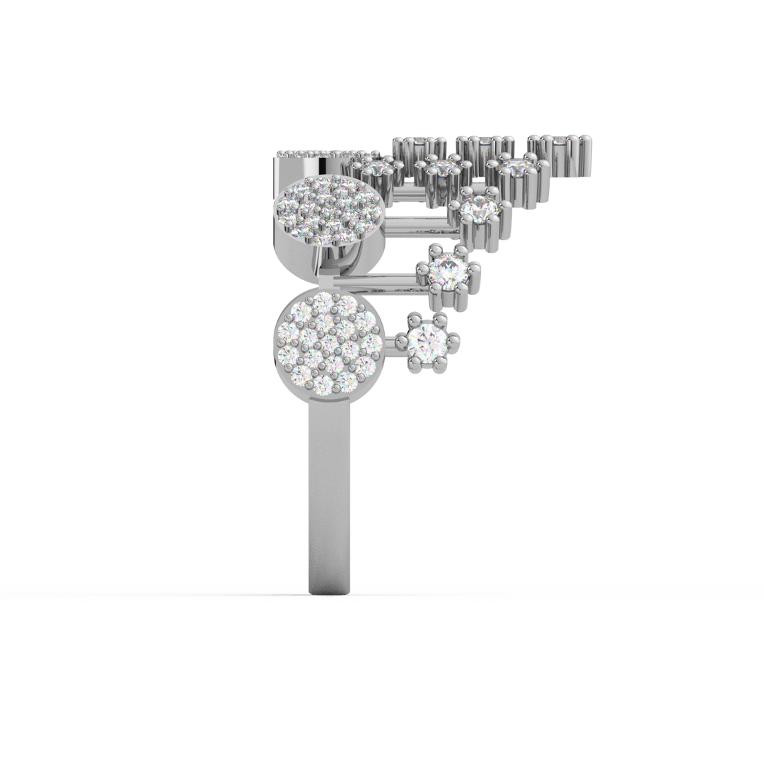 The Crown  Lab Grown Diamond   Ring by Stefee Jewels