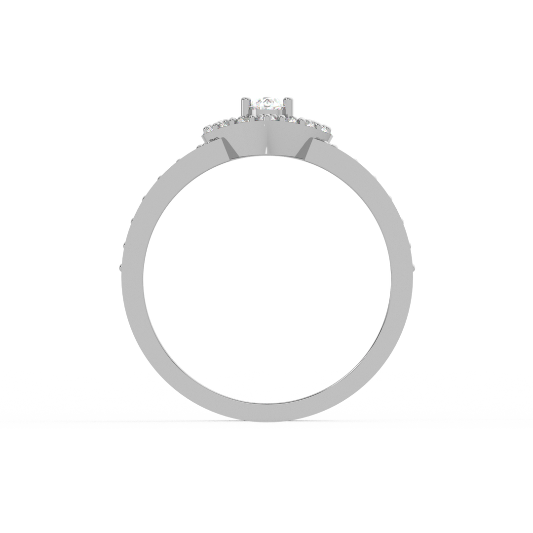 Sparkling Solitaire Lab Grown Diamond Ring for Birthdays by Stefee Jewels